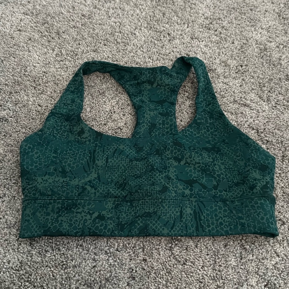 Vitality Revive Racer Bra - Forest Serpent 

Size small